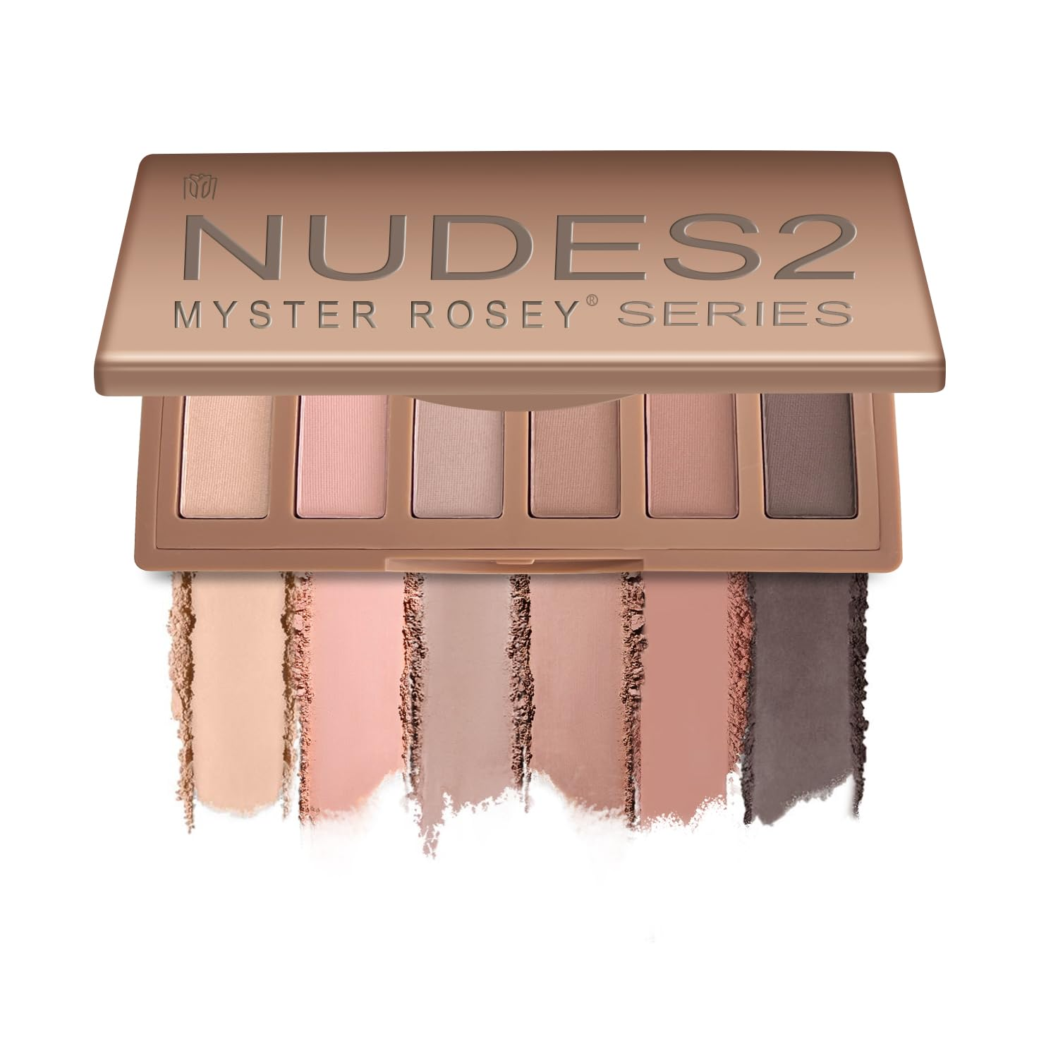 Amazon.com : MYSTER ROSEY Nudes 2 Series Mini Eyeshadow Palette, Velvety Matte&Satin Finish, 6 Nude Taupe & Brown Neutral Eye Shadows, Travel Friendly Size, Vegan, Cruelty -free : Beauty &...